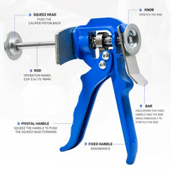PESIKO 24300 ergonomic handle design supports one-handed operation to reduce fatigue.