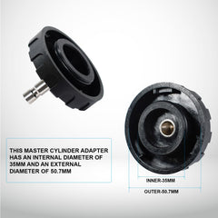 PESIKO 50.7mm adapter for Nissan provides secure fit and easier brake fluid maintenance