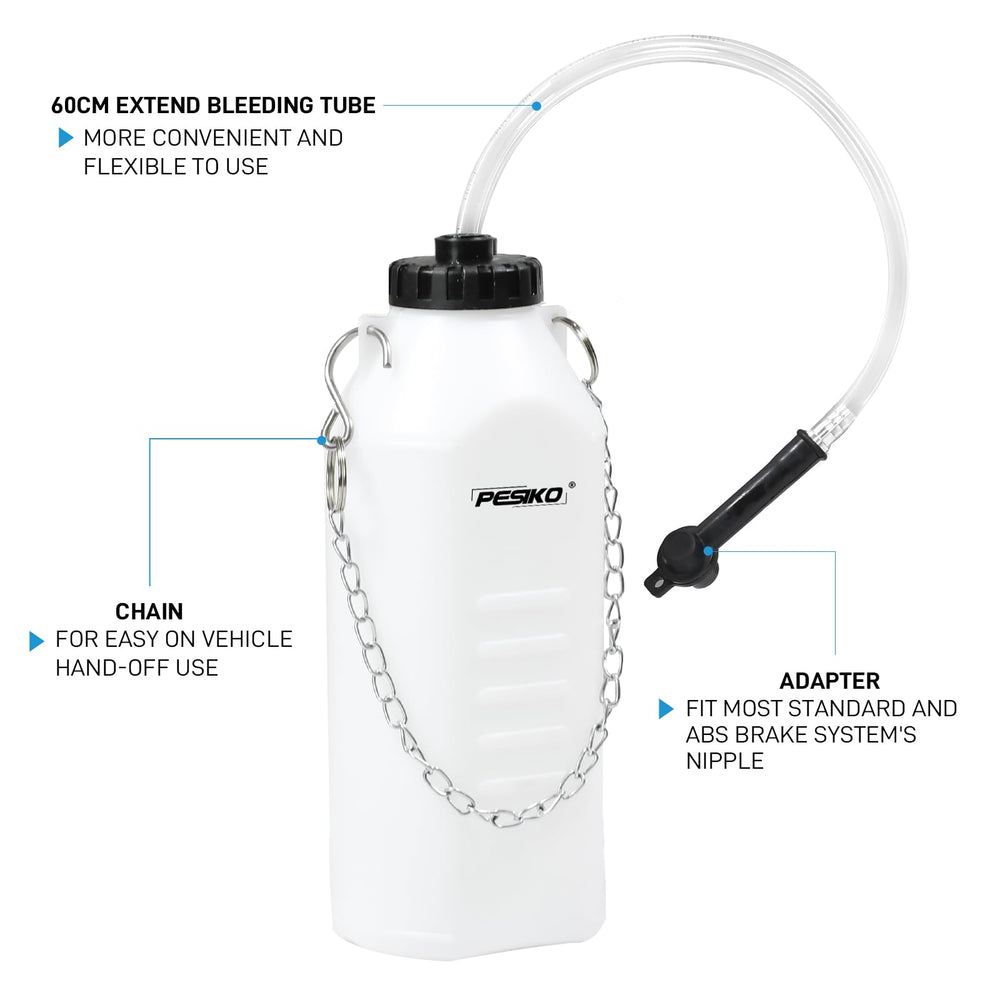 PESIKO brake bleeder hose 24in shows extended reach for efficient bleeding