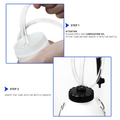 PESIKO brake bleeder rubber connector securing a bleed screw