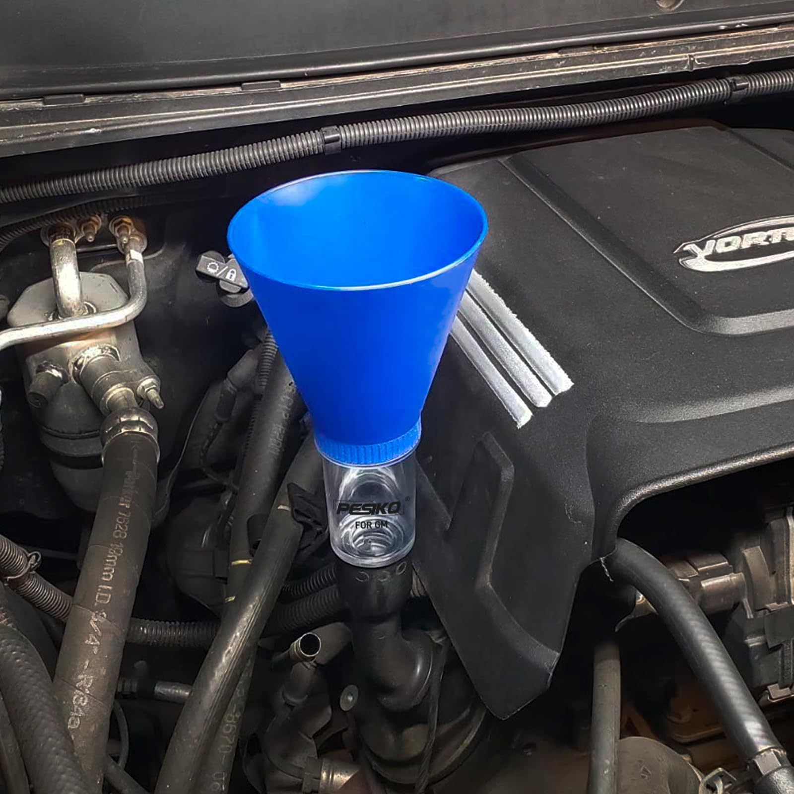PESIKO durable plastic bottom and sturdy upper funnel for long-lasting use.
