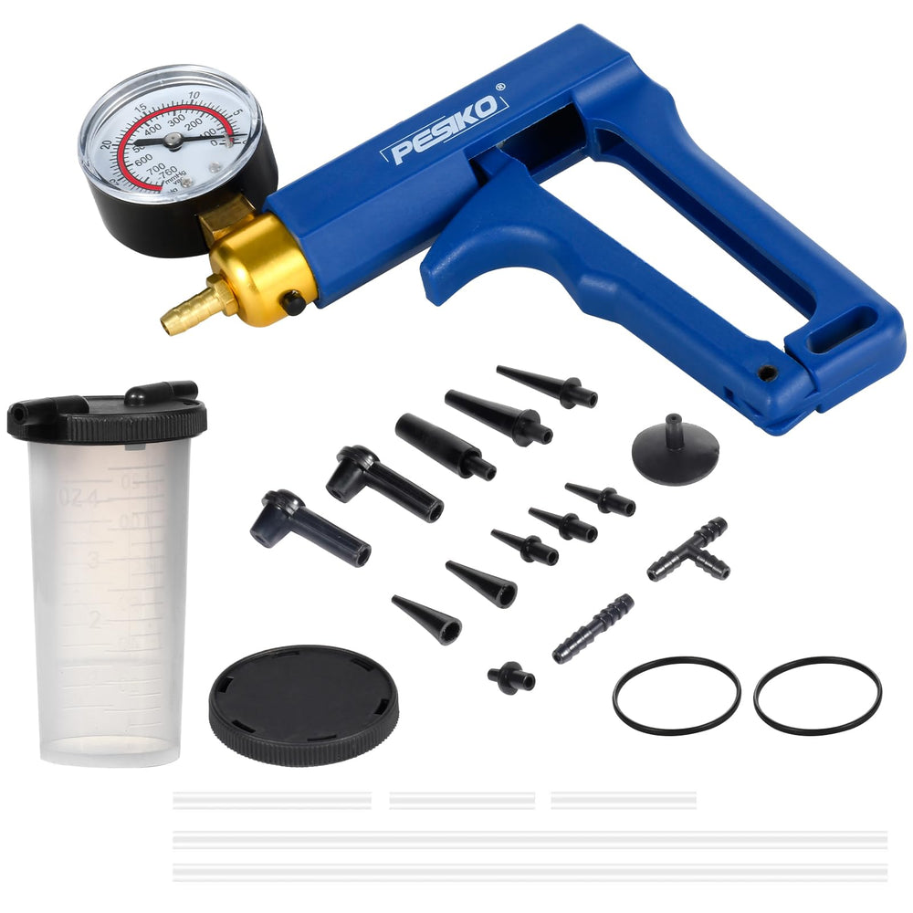 PESIKO Hand Vacuum Pump Brake Bleeder Kit product shot for precise brake work.