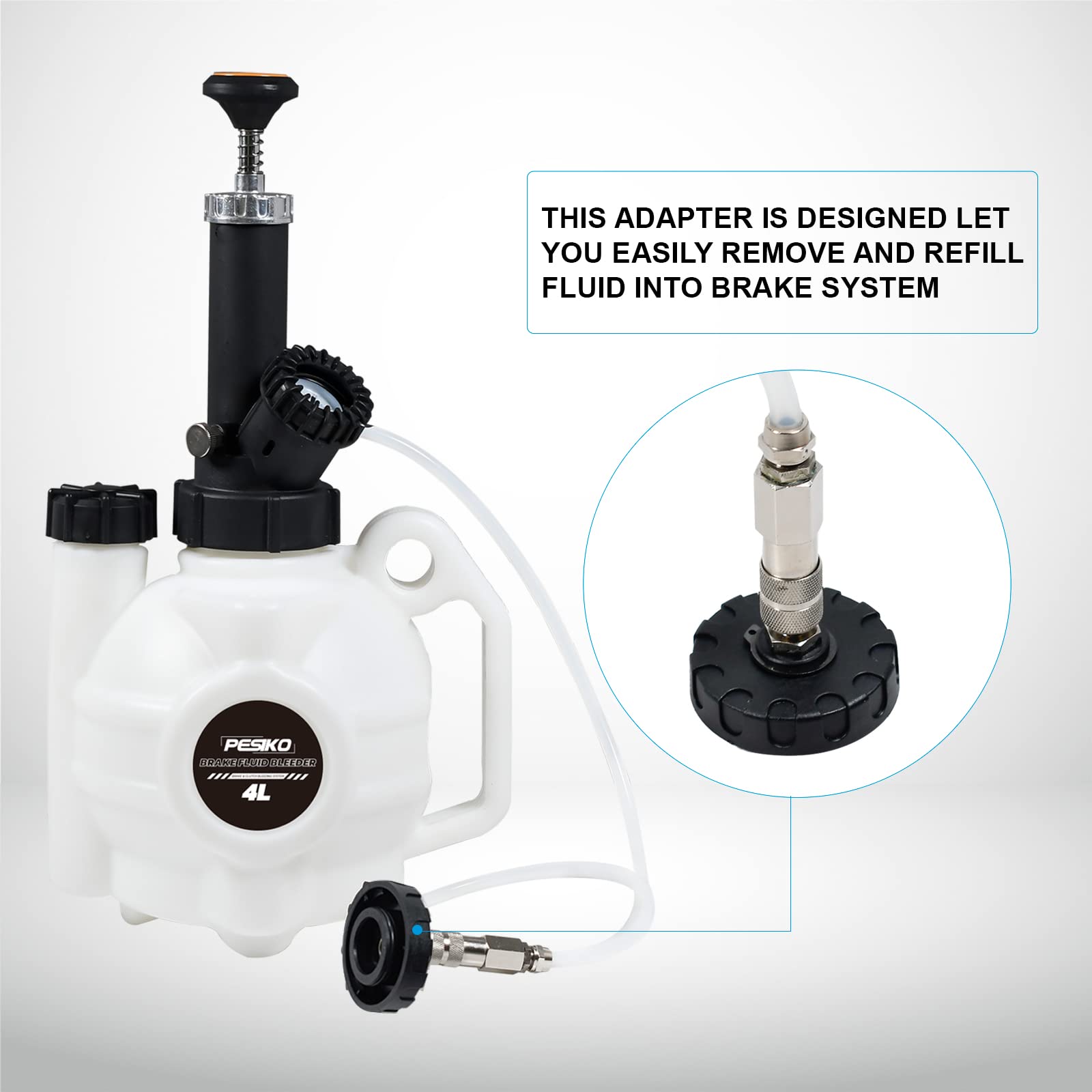 PESIKO 50.7mm adapter uses durable plastic and alloy for reliable sealing and long-term use