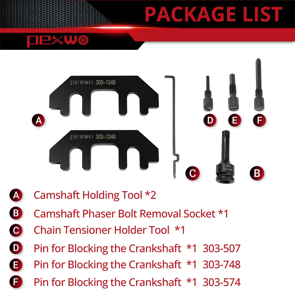 Durable hard case keeps the 7-piece kit organized on site