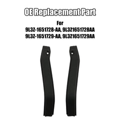 PFRREOR roof trim molding closeup in black primer shows durable plastic.