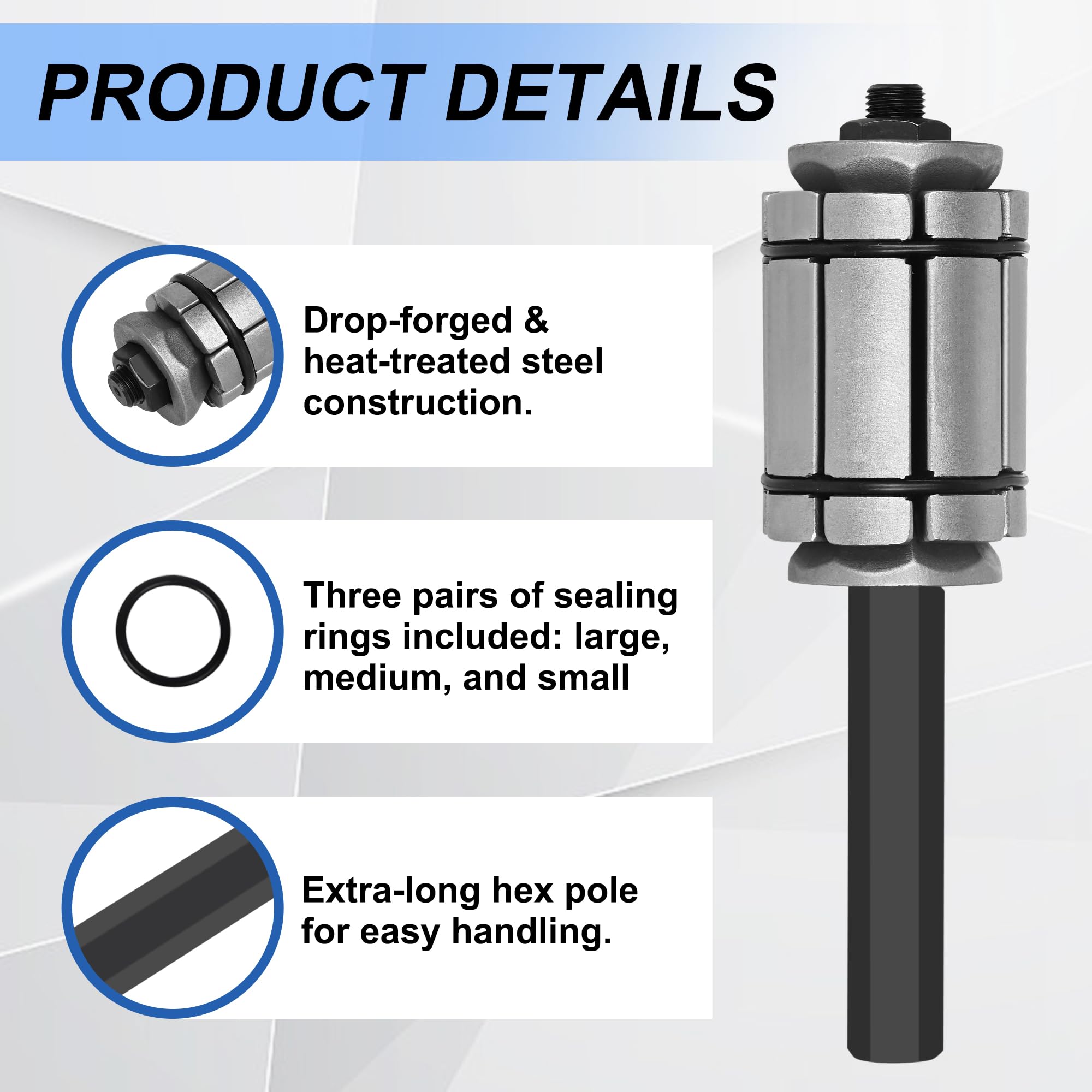 PHATRIP expander in use with wrench demonstrates controlled expansion.