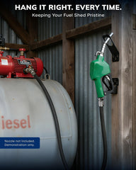 Close up of robust steel construction for PHATRIP holder