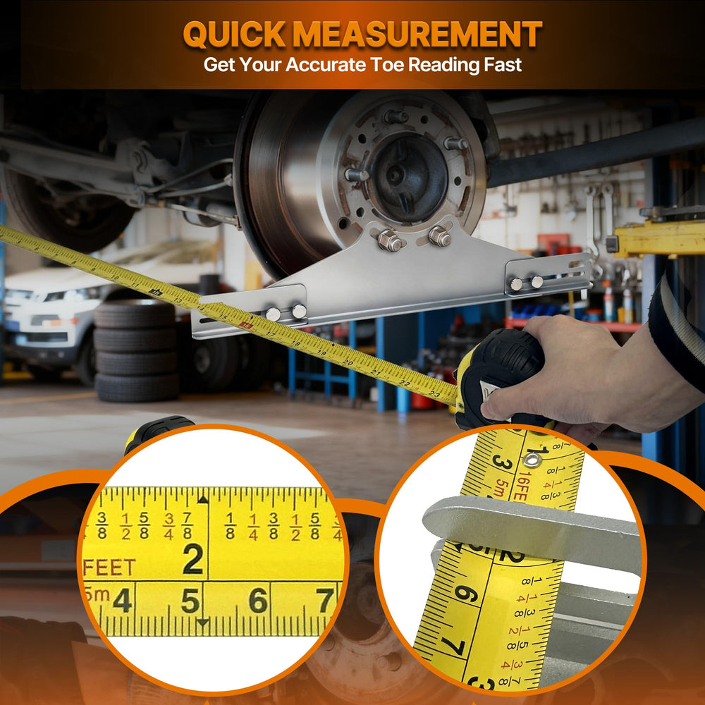 PHATRIP Toe Alignment Tool heavy-duty steel body ensures durability.