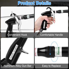 Phepetroll air blow gun aluminum body offers durability and resistance