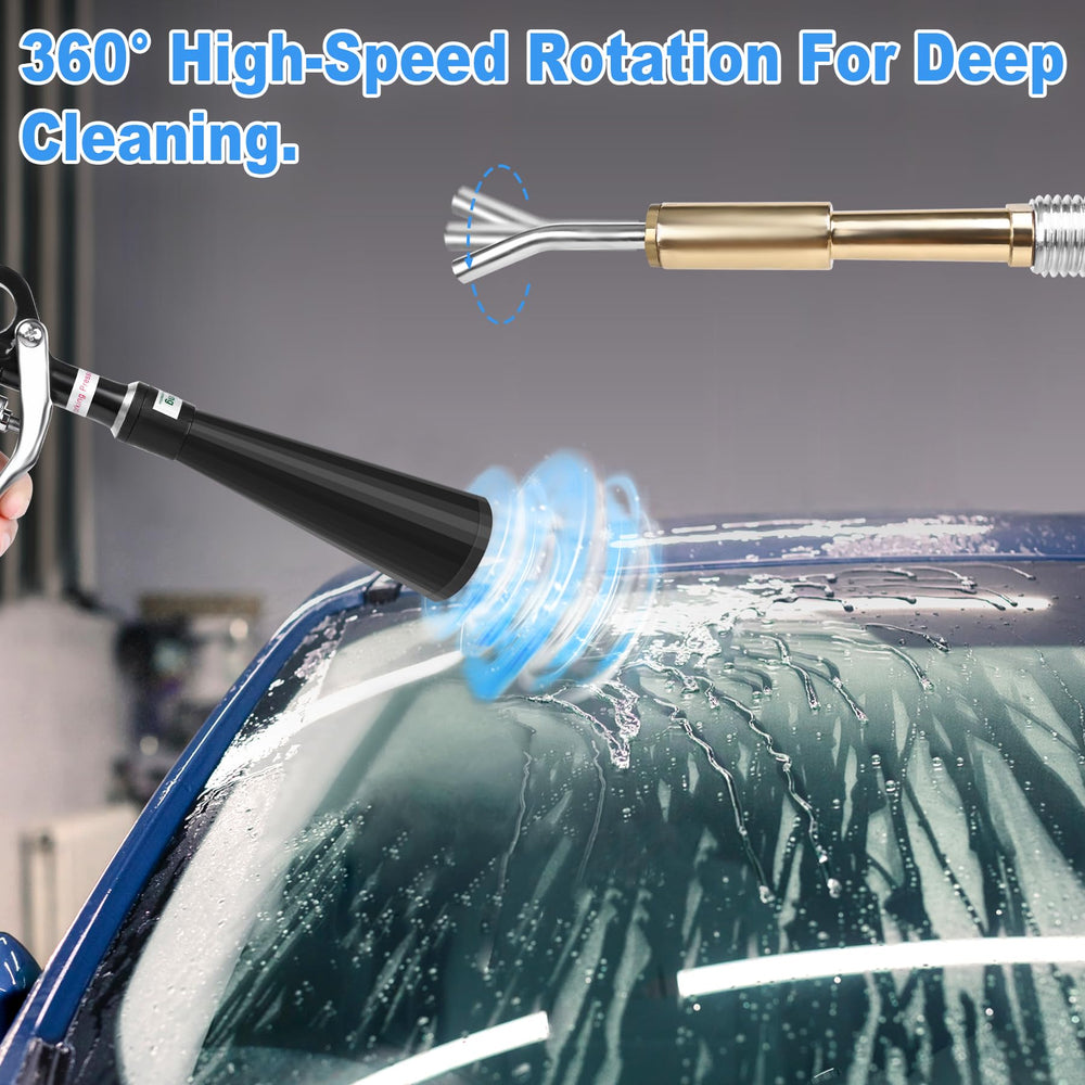 Phepetroll air blow gun conical nozzle highlights focused cleaning