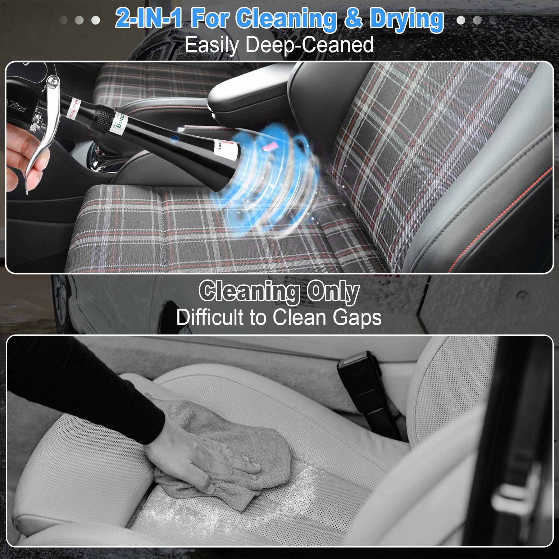 Phepetroll air blow gun ergonomic handle enables comfortable use