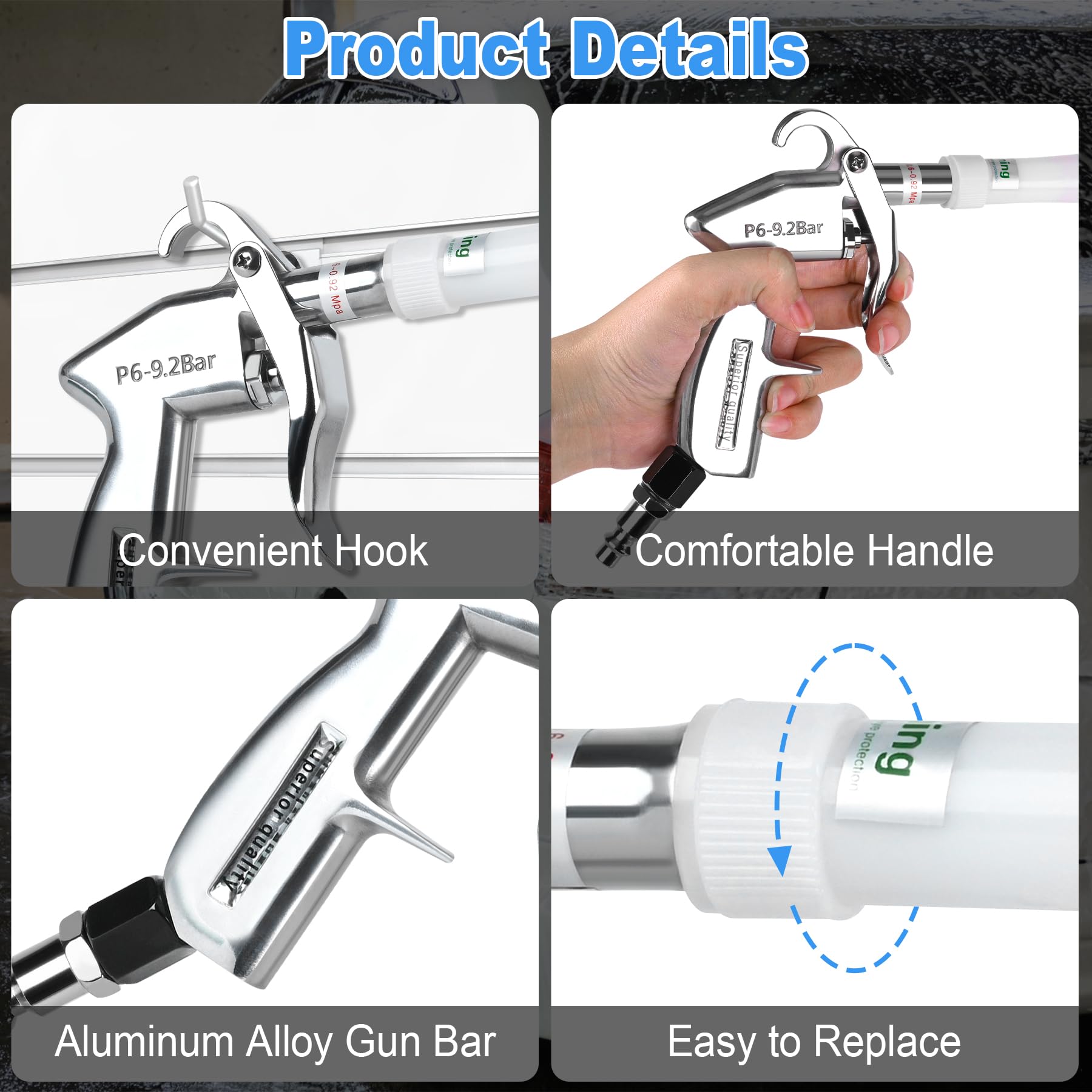 Phepetroll interior dust cleaning targets vents and crevices precisely.