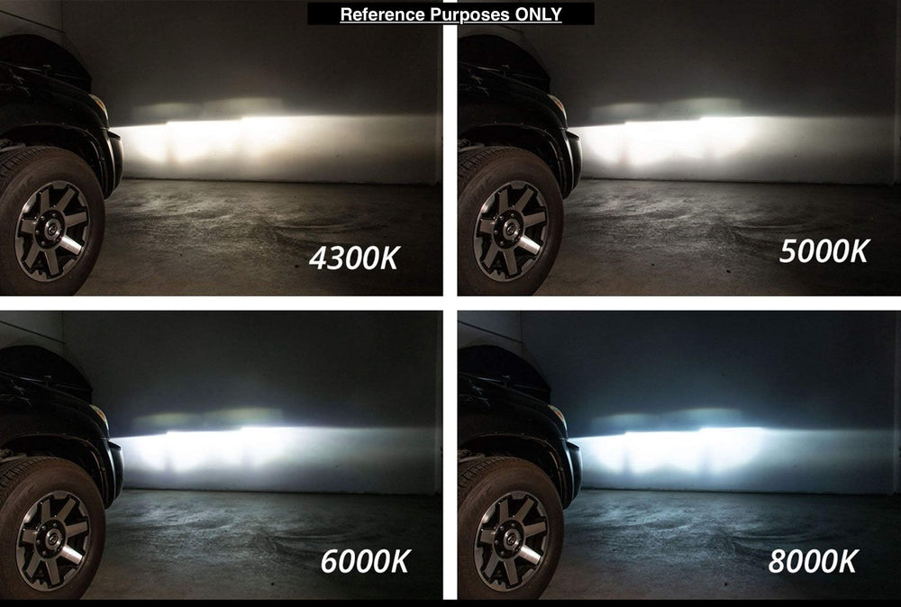 Philips D1S XenStart 4300K brightness image suggesting daylight-like visibility on the road.