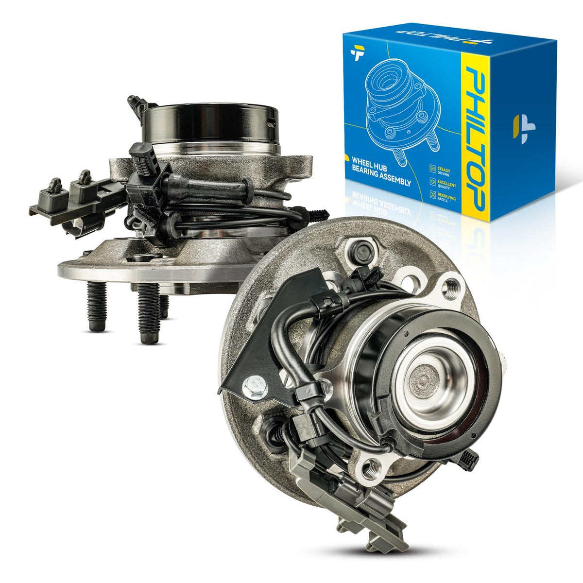 PHILTOP 515108 front wheel hub assembly ensures a precise fit for Chevy Colorado and GMC Canyon.