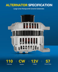 PHILTOP alternator compatibility-reference-numbers image shows matching OEM references for safe replacement