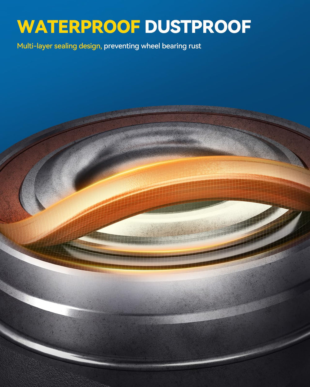 PHILTOP Silverado 1500 LTD 2022 front hub supports confident highway driving.