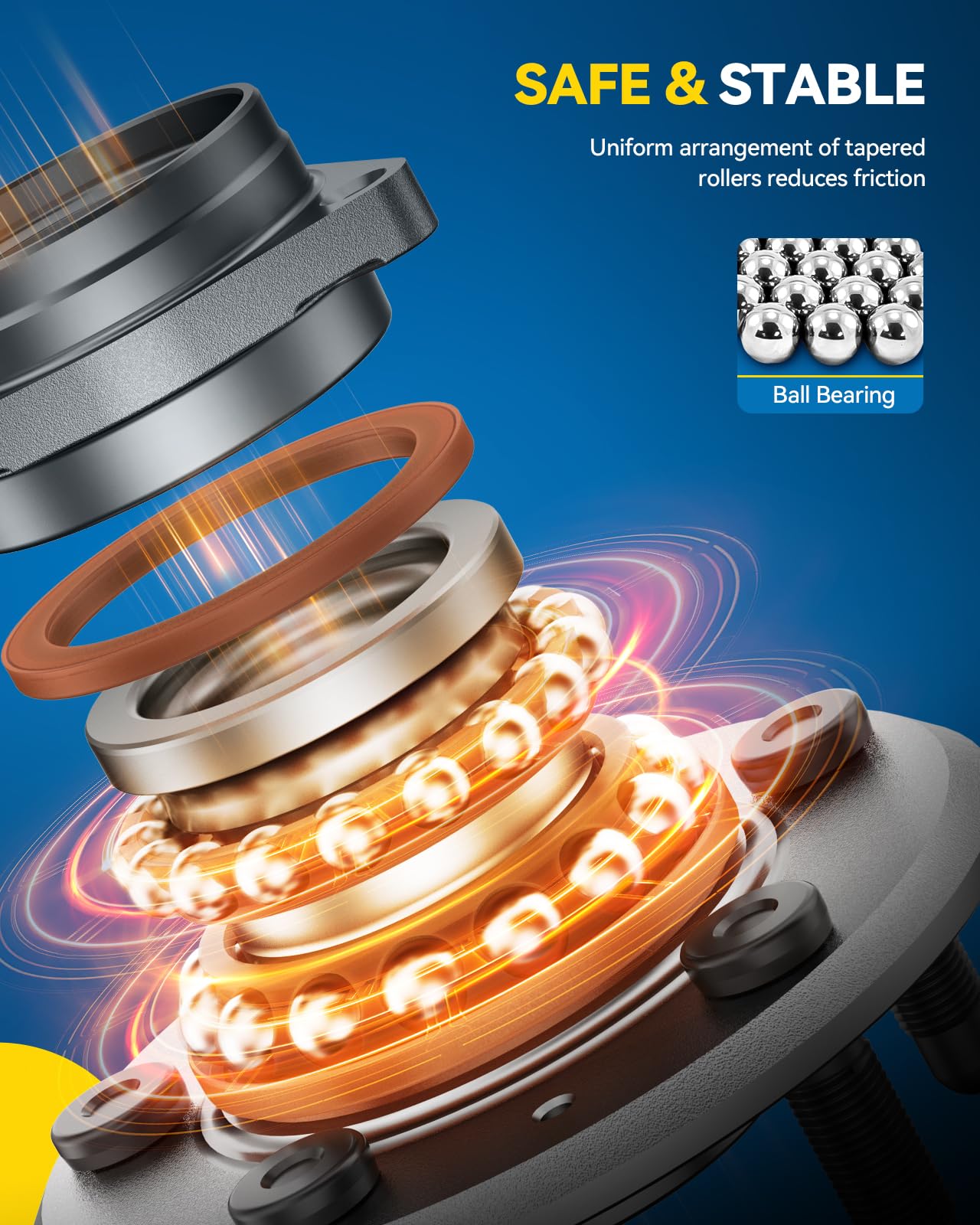 PHILTOP Suburban 2021-2022 wheel hub promotes quiet, dependable rides.