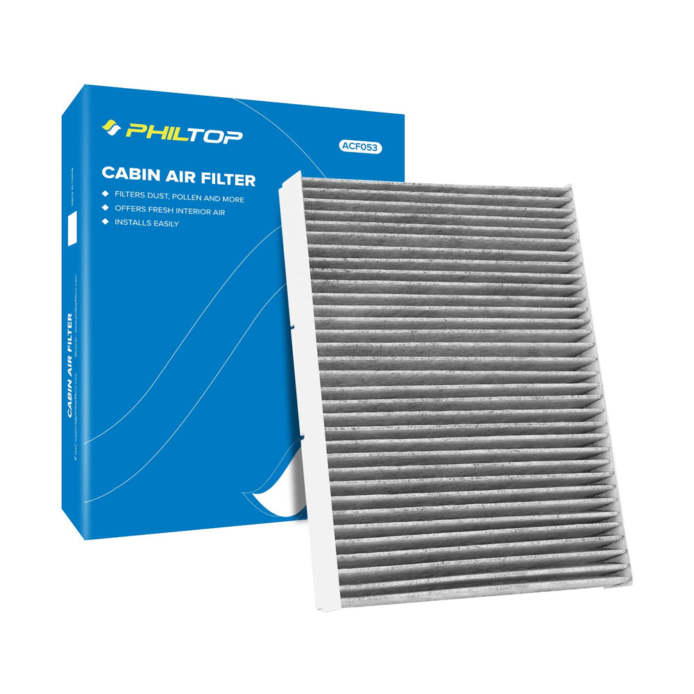 PHILTOP CF8644A cabin filter installed in Beetle showing precise fitment