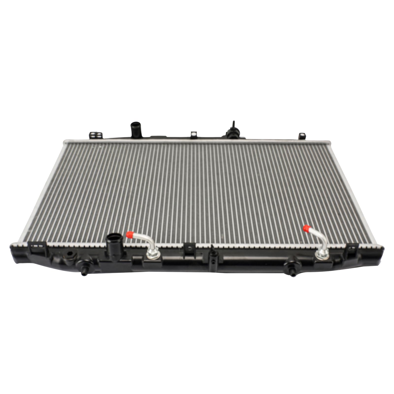 PHILTOP radiator for Accord 2.4L core detail highlights dense fins for heat dissipation.