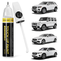 Pholeon Polar White 149 color-match pen for Mercedes-Benz paint chips.