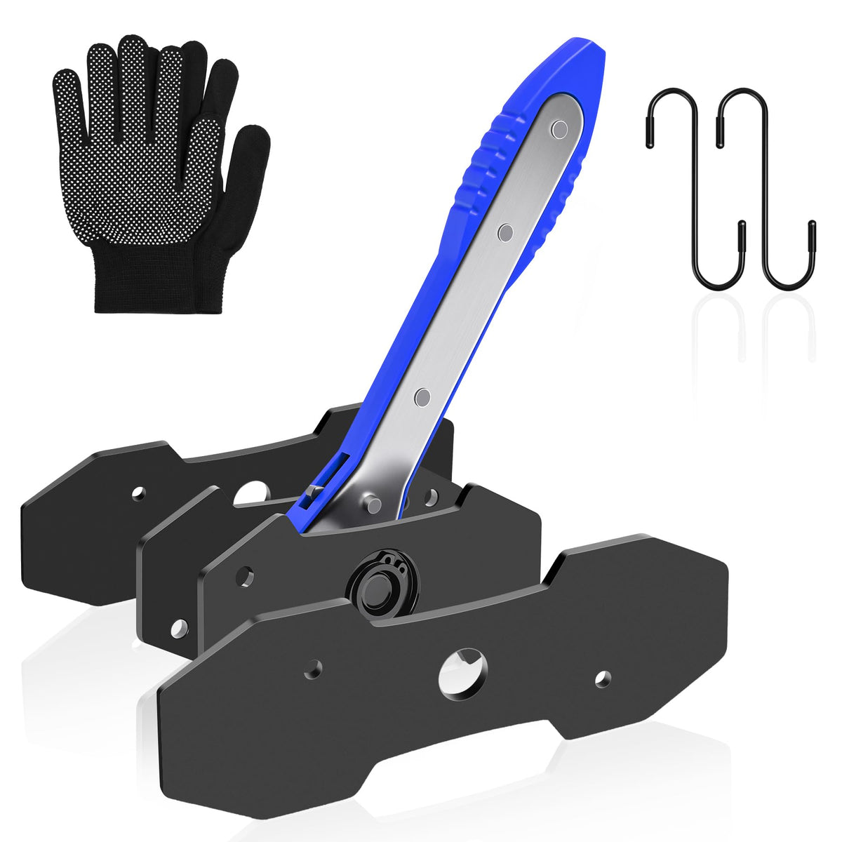 PHYRLRDOW brake caliper compressor, 360° swing in action for smooth piston retraction