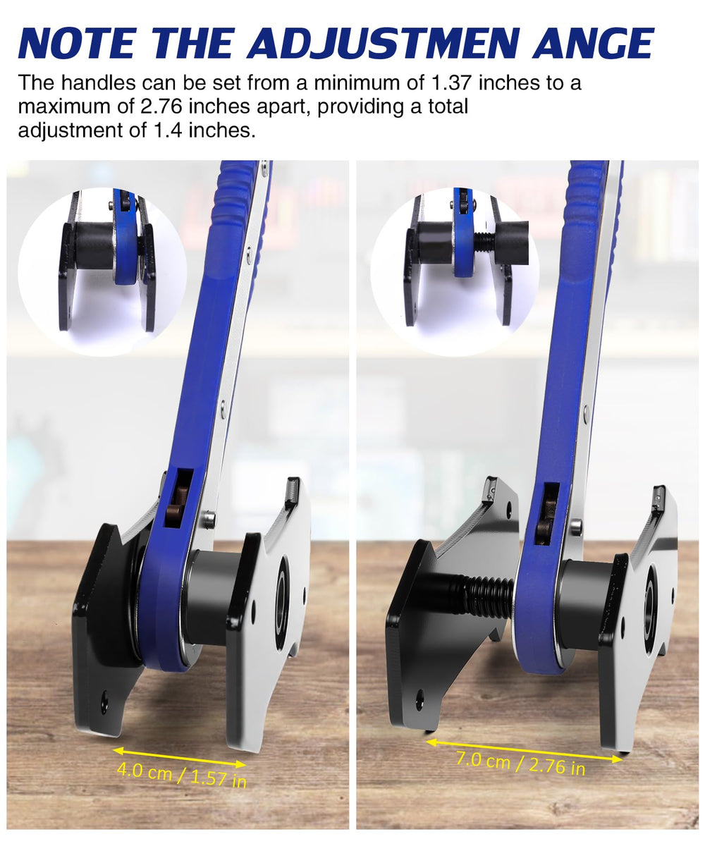 PHYRLRDOW small plate enables compact caliper reach