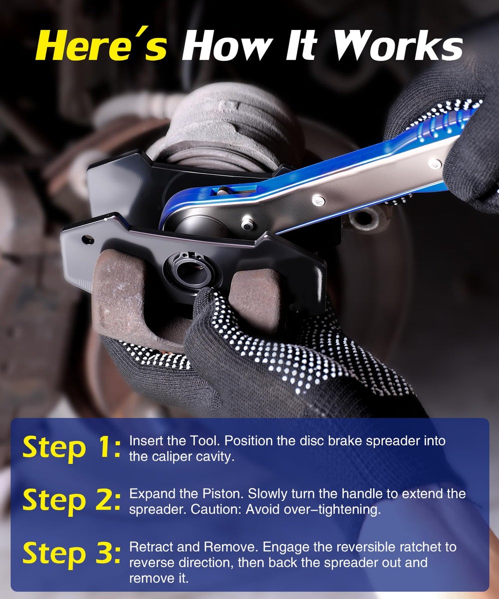 PHYRLRDOW universal disc brake compatibility for multi-piston calipers