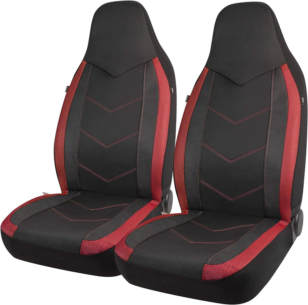 PIC AUTO high-back seat cover protects seats from wear while adding sporty style.