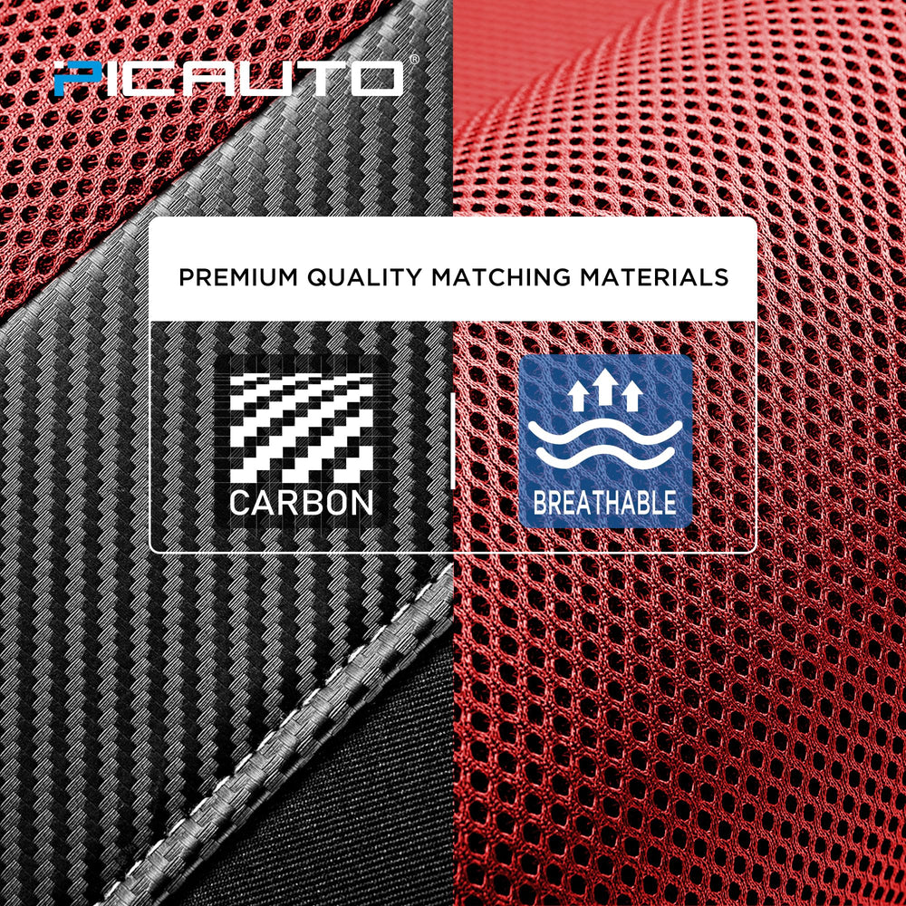 PIC AUTO universal-fit front seat cover adapts to most vehicles for a snug look.