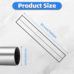Piclafe 3-inch exhaust pipe straight design supports straightforward fabrication projects