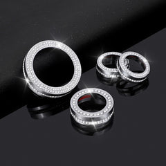 PIFOOG volume knob crystal cover adds shine and guards against scratches in the Explorer.