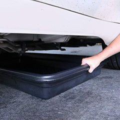 PIG Containment Tray stackable design enables easy storage when not in use.