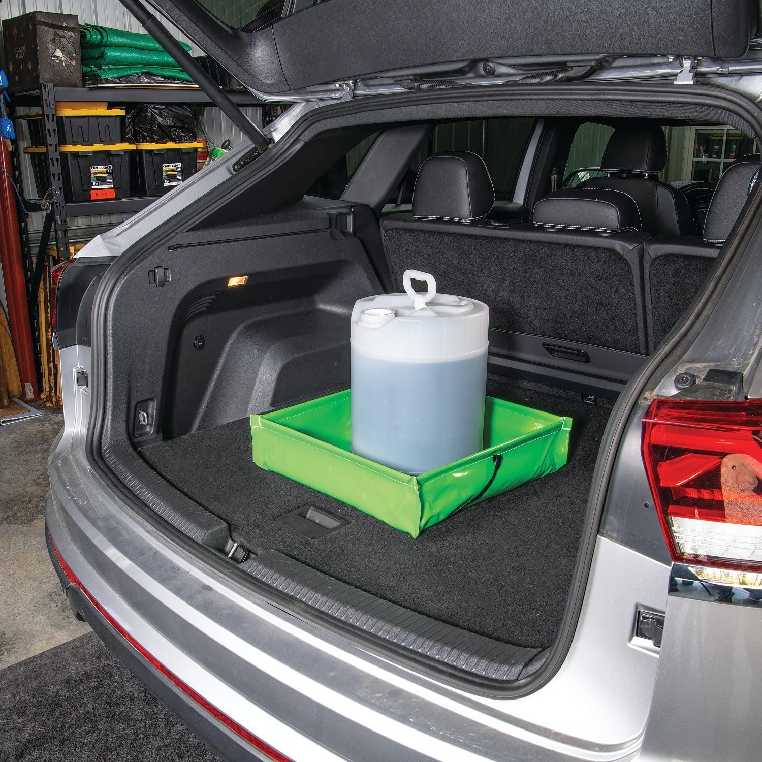 PIG oil storage container big mouth opening enables easy pouring and transport