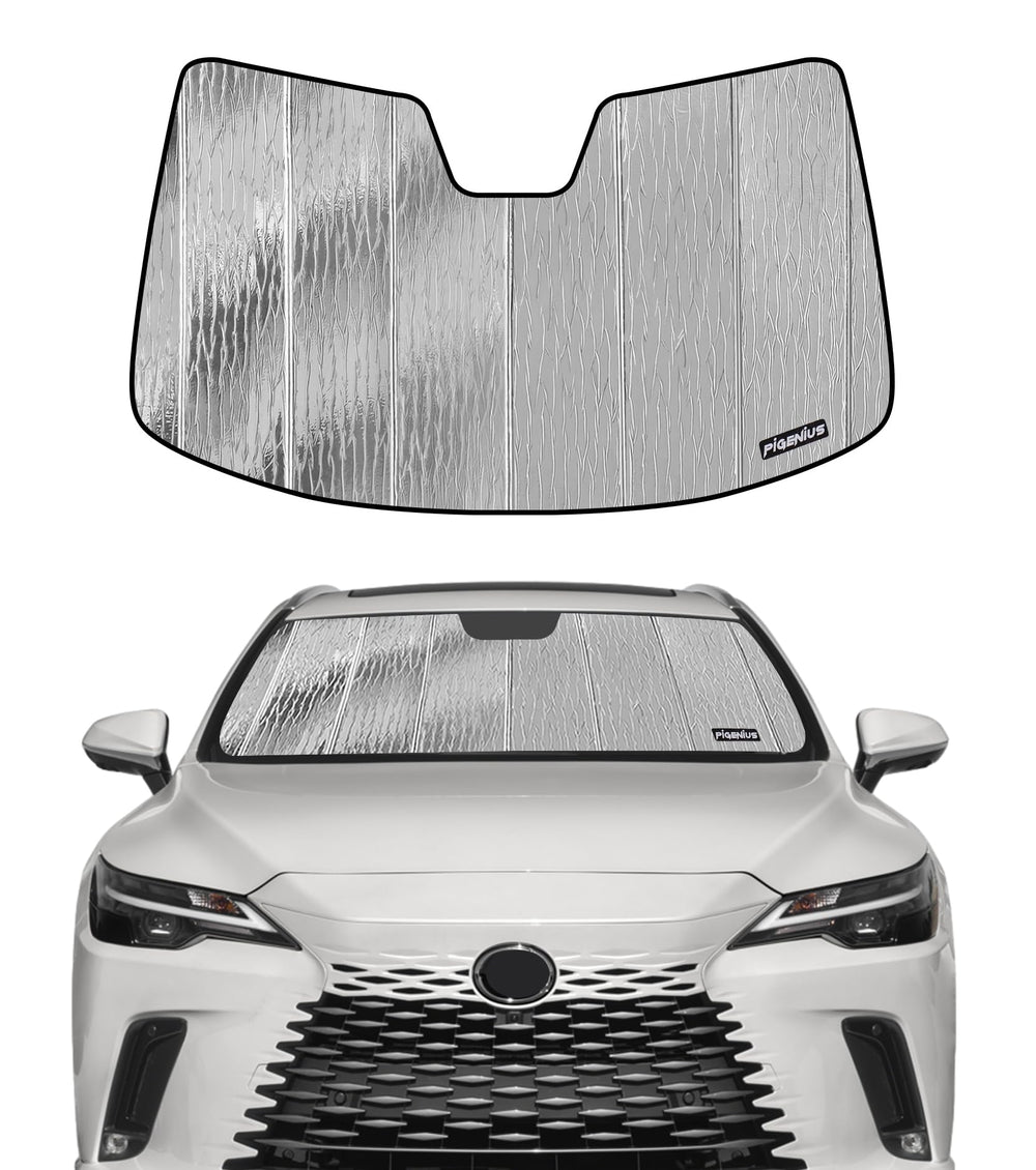 Pigenius AstraGuard windshield sunshade fits Lexus RX for effective heat rejection and UV protection