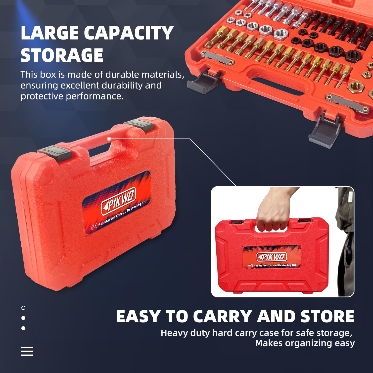 Cost effective thread restoration solution for home and shop use