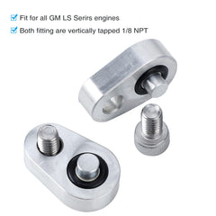 Pilida 551693 billet aluminum kit with O-rings and bolts ensures durable seals.