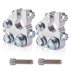Pilida aluminum battery terminal connectors closeup showing rugged construction