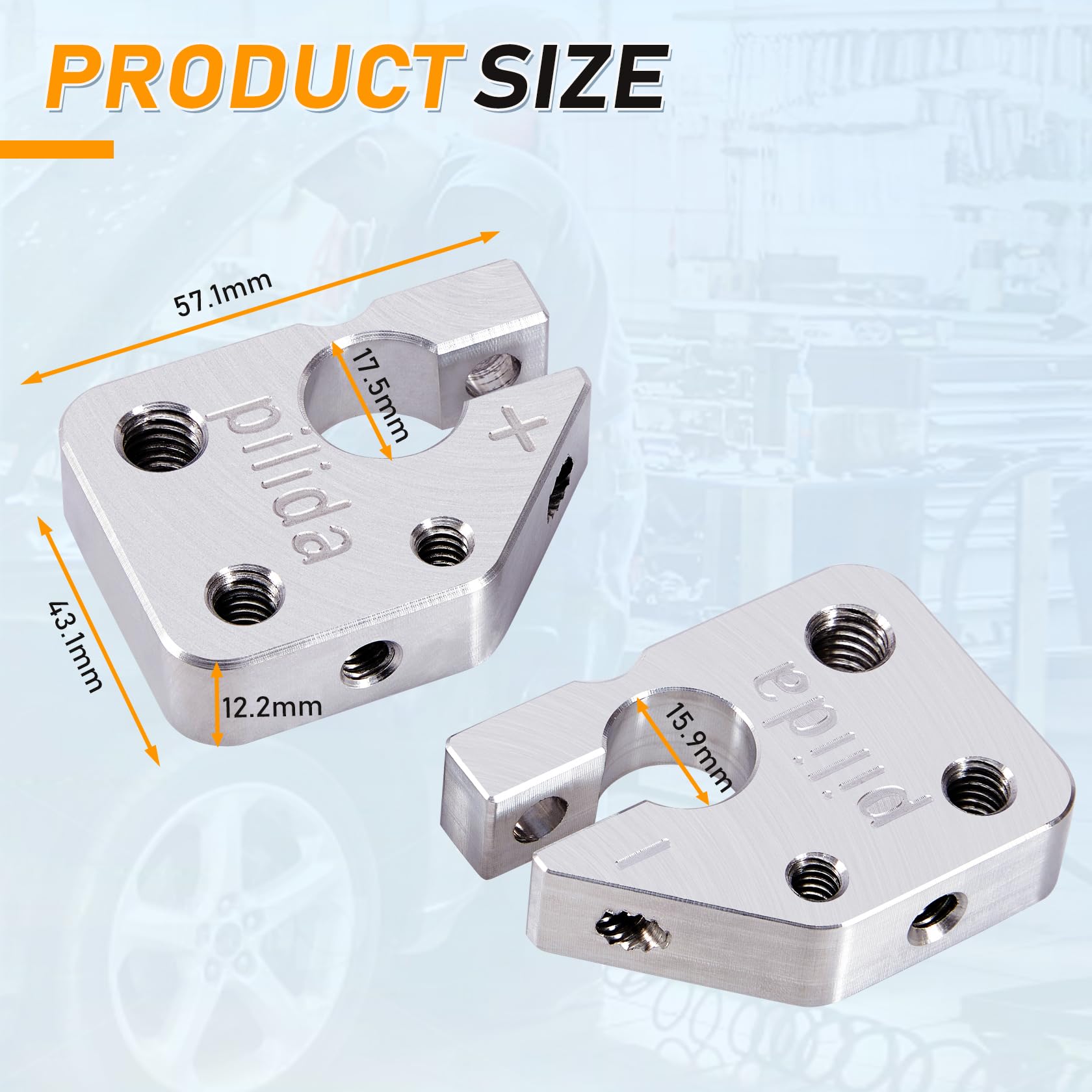 Pilida terminal suitable for marine use with corrosion resistance