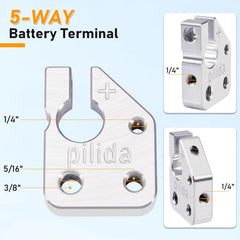 Pilida multi power block aluminum unit for organized power distribution