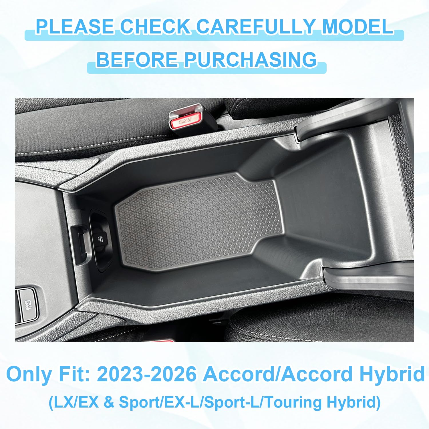 PIMCAR center console cable access enabling easy charging