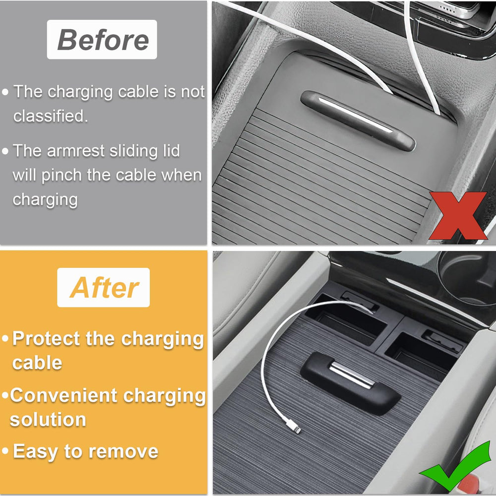 PIMCAR console adapter for Honda Ridgeline, secure USB pass-through.