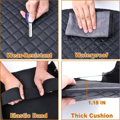 PIMCAR cushion detail reveals 1.18 inch foam for comfortable elbows.