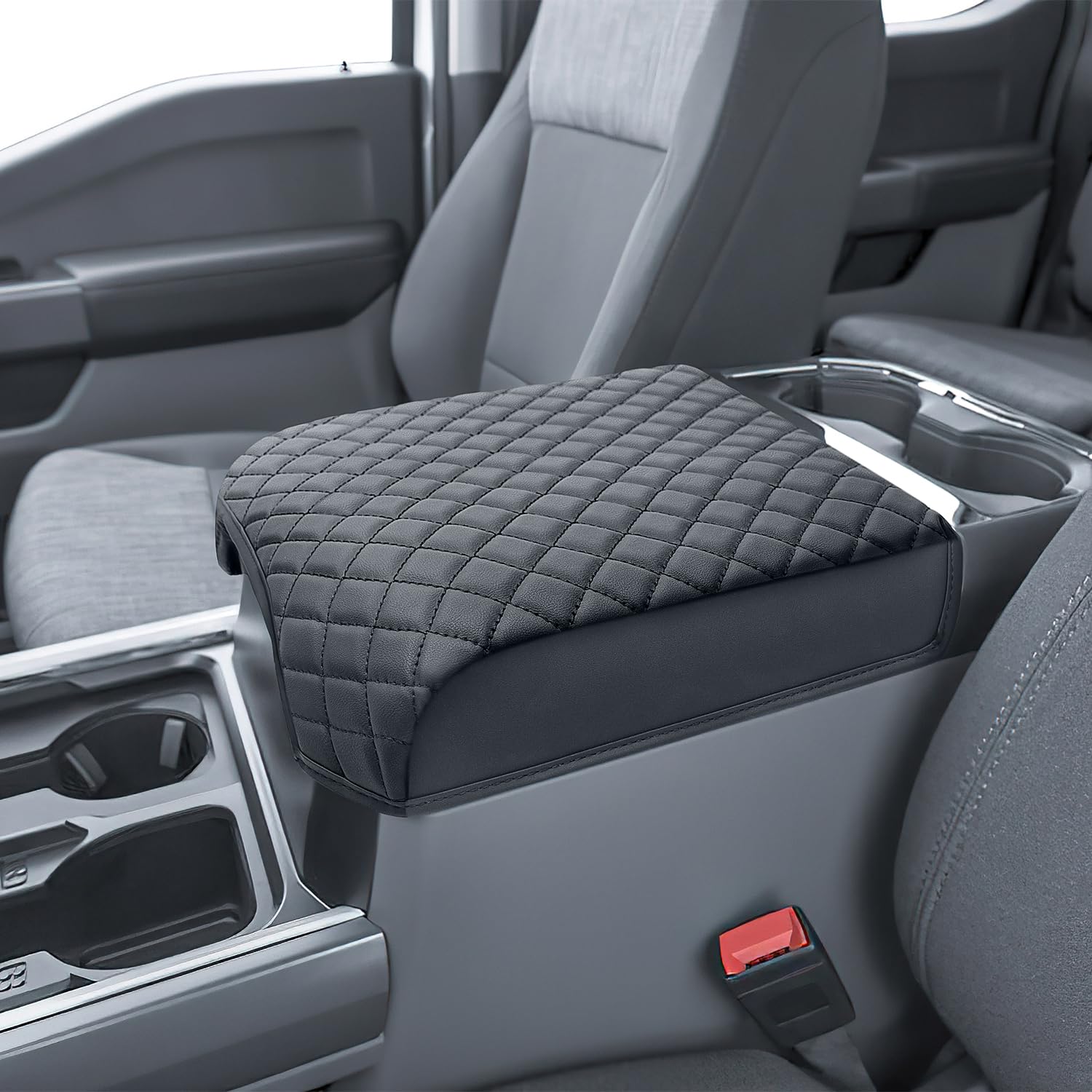 PIMCAR center console cover guards full bucket-seat consoles against scratches.