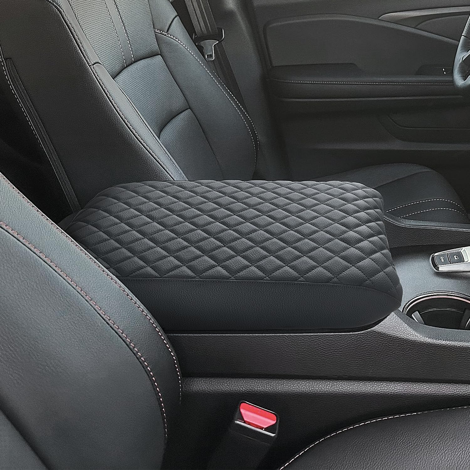 PIMCAR center console cover showcases soft microfiber feel.