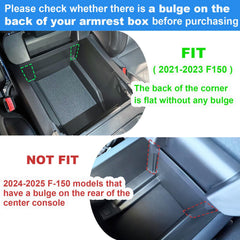 PIMCAR center console organizer for F-150 Lightning keeps coins and tools organized on the go.