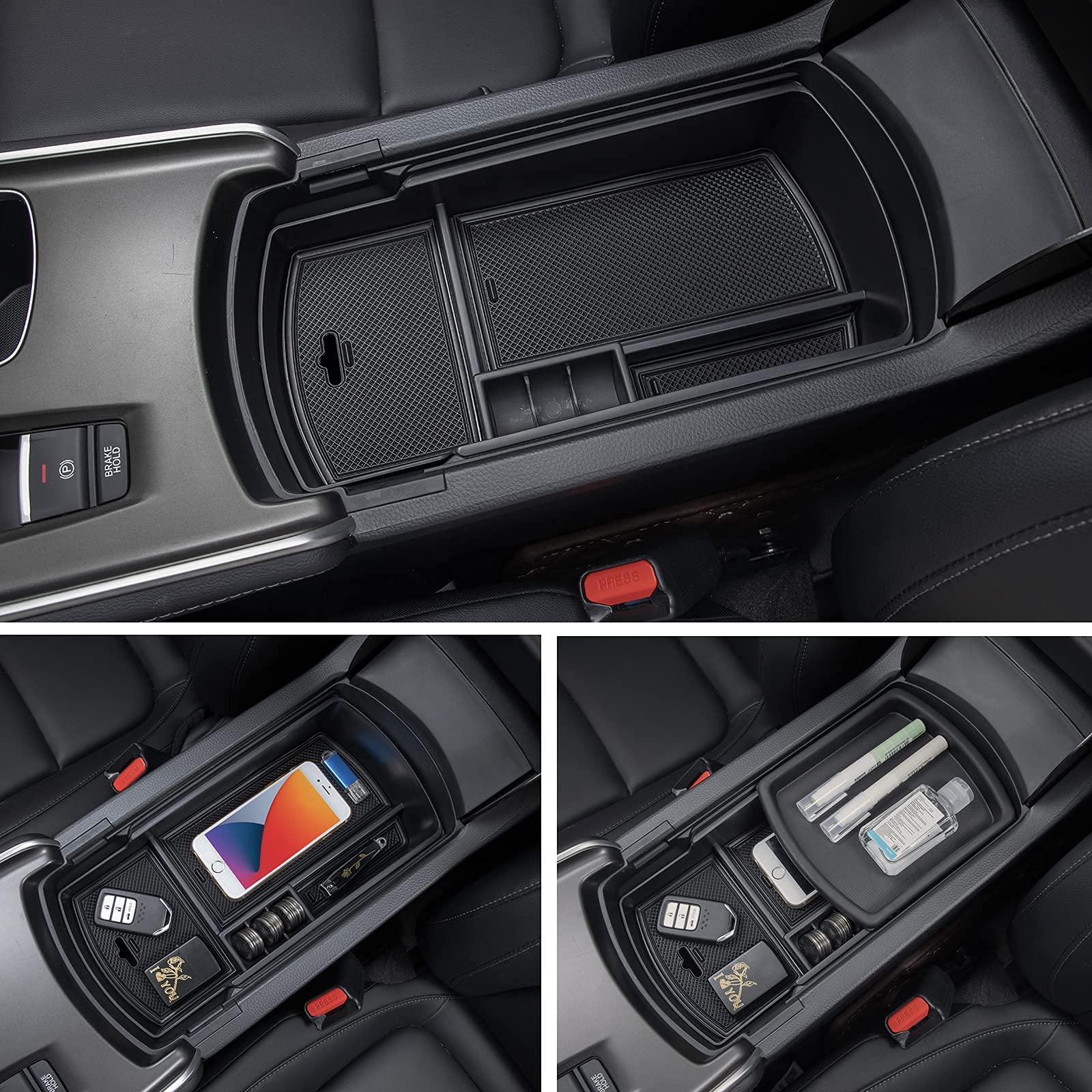 PIMCAR compact storage for essentials in Honda Accord