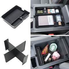 PIMCAR center-console tray shows precise fit and easy access to essentials.