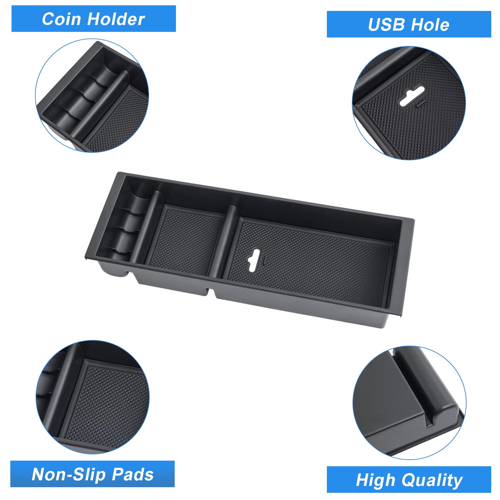PIMCAR compatible with factory tray maintains a cohesive interior look.