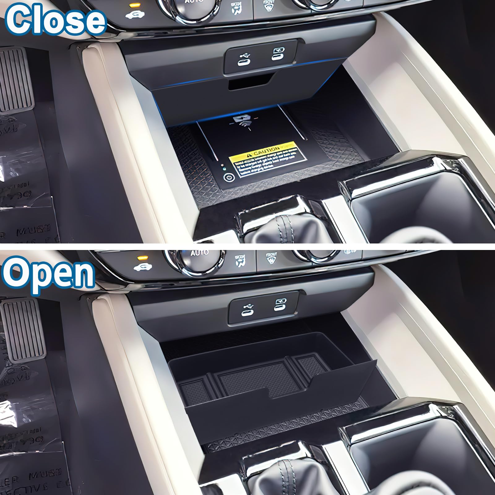 PIMCAR tray made from durable ABS plastic with matte black finish for a sleek look.