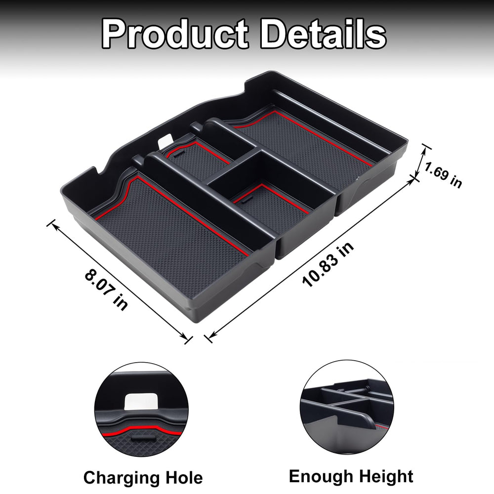 PIMCAR ABS plastic construction provides durable interior organization